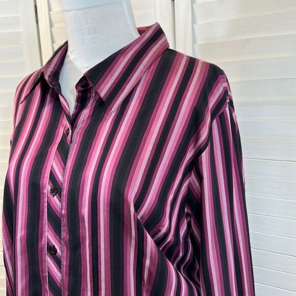 Lane Bryant Shirt Top 24/26 Classic Button Down NWT - Picture 5 of 16